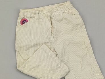 beżowe legginsy skórzane: Baby material trousers, 3-6 months, 62-68 cm, condition - Very good