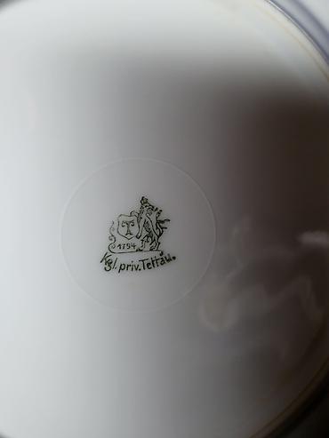 Ostali antikviteti: Tanjiri 1902g +,Kgl.Priv.Tettau.Nemacka. Nemacki deseetni tanjiri — 3