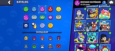 gta 5 kaset: Brawl Stars oyun hesabı – yüksək trofey və zəngin kosmetik kolleksiya — 10