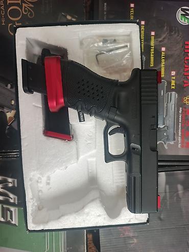 тавтинговый пистолет: В ПРОДАЖЕ СТРАЙКБОЛЬНЫЕ GBB ПИСТОЛЕТЫ GLOCK 18 KJW 2магазина — 2