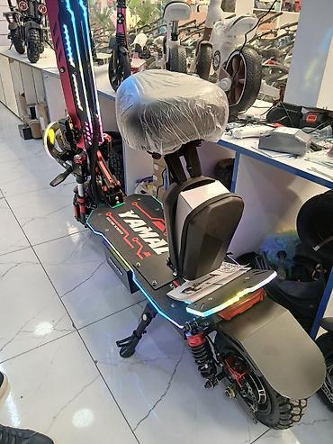 yamaha rayzr: Elektrik skuter – yüksək performanslı, oturacaqlı model — 3