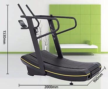 Беговые дорожки: Механическая беговая дорожка безмоторная (криволинейная, curved — 12