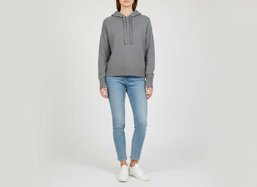 depeche mode ubrania: H&M, Bluza z kapturem damska, rozmiar XS