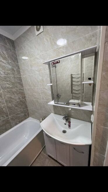 ремонт ванной комнаты в Кыргызстан | Долгосрочная аренда квартир: 1 комната, С мебелью полностью