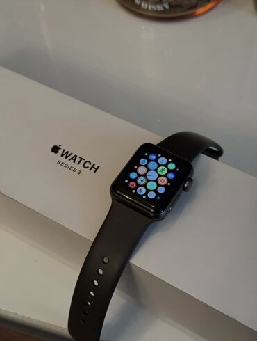 Смарт часы, Apple, Сенсорный экран, цвет - Черный