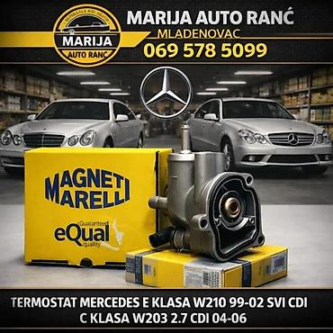 TERMOSTAT MERCEDES E C KLASA W210 99-02 SVI CDI W203 2.7 04- |