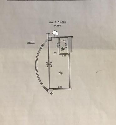 Продажа офисов: Продажа офисов 26 м², С ремонтом, С мебелью, Без мебели, Бизнес центр, 7 этаж at lalafo.kg — 9 Продажа офисов: Продажа офисов 26 м², С ремонтом, С мебелью, Без мебели, Бизнес центр, 7 этаж — 9