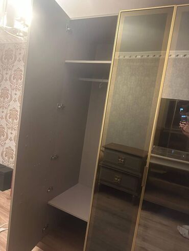 Yataq otağı dəstləri: İkinəfərlik çarpayı, 2 tumba, Termo, Dolab, Türkiyə, İşlənmiş — 3