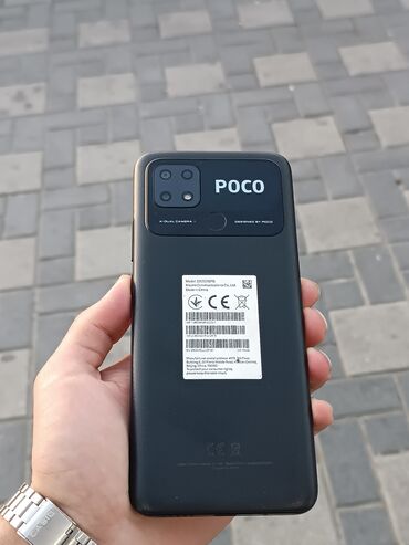Samsung: Poco C40, 64 ГБ, цвет - Черный, Кнопочный, Face ID