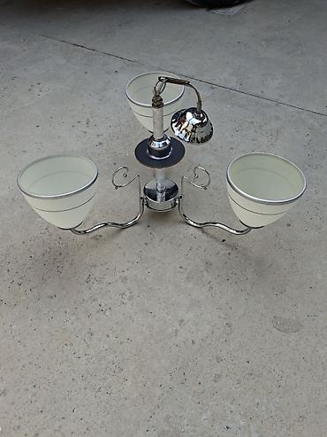 İşıqlandırma: Çılçıraq, 3 lampa, Metal — 4