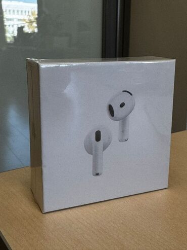 аирподс оригинал цена бишкек: Новые запечатанные AirPods 4 — беспроводные наушники с кейсом для
