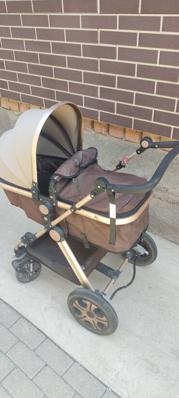 прогулочная коляска cybex бу: Коляска, цвет - Золотой, Б/у