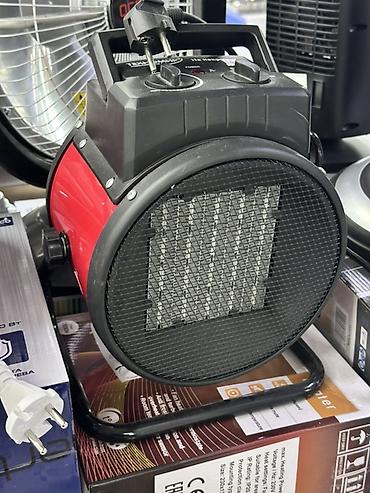 electric fan: Тепловая пушка Электрическая, более 2000 Вт, Термостат — 1