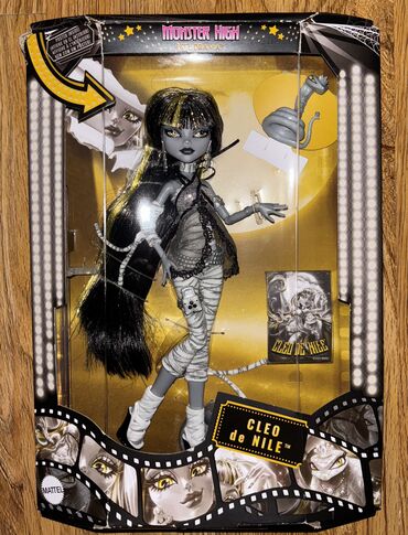 мыльные пузыри: Monster High Reel Drama, кукла Cleo De Nile НОВАЯ В КОРОБКЕ (2025)