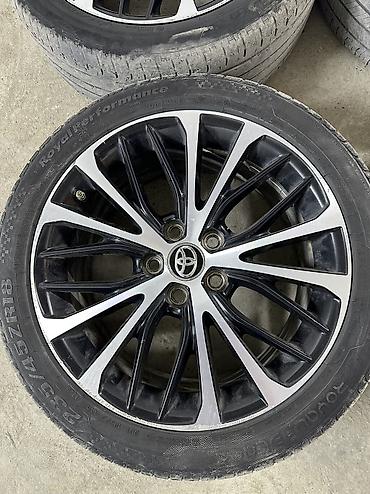Диски: Литые Диски R 18 Toyota, Комплект, отверстий - 5, Б/у — 4