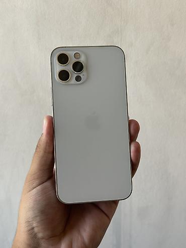 IPhone 12 Pro, Б/у, 256 ГБ, Matte Silver, Чехол, 78 %