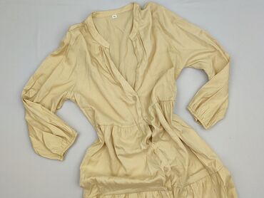 sukienki na wesele długie beżowe: Sukienka damska, rozmiar M