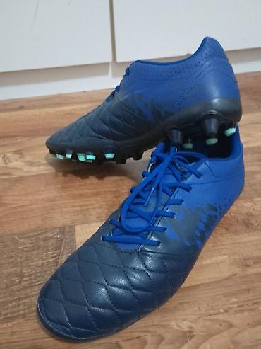 Kopačke: Fudbalske kopačke – plavo/tamno siva kombinacija - Tip: kopačke sa — 5