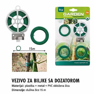 KMT Vežite konac 2904082 Opis: Praktično vezivo za biljke sa