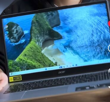 пульт ду для компьютера: Ноутбук, Acer, 16 ГБ ОЭТ, 15.6 ", Колдонулган, Татаал эмес тапшырмалар үчүн, эс тутум SSD