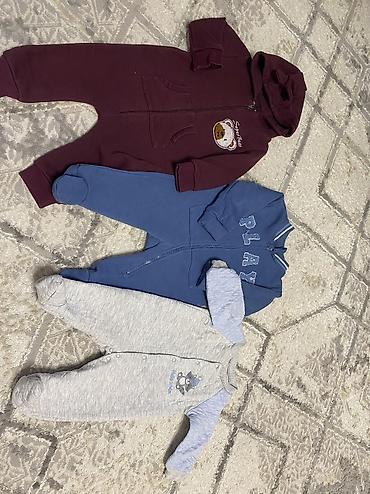 nike tech fleese: Комплект, цвет - Синий, Б/у — 2