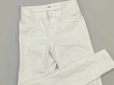 białe bluzki damskie sinsay: Jeansy, SinSay, M, stan - Dobry