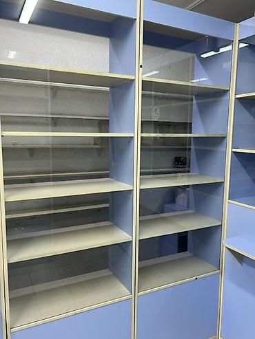 Комплекты офисной мебели: Комплект офисной мебели, Шкаф, ДСП, цвет - Голубой — 10