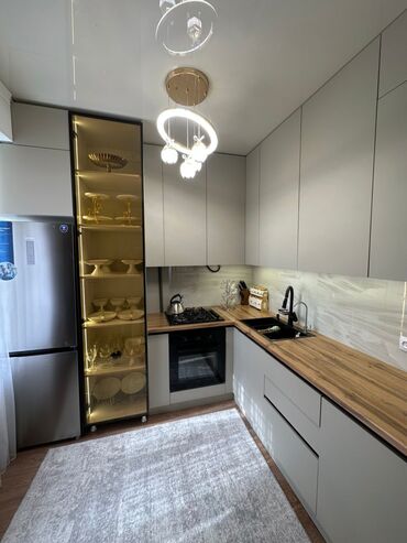 дешевые квартиры в оше: 2 комнаты, 57 м², Элитка, 5 этаж, Евроремонт
