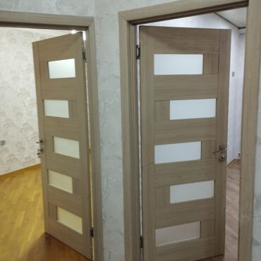 Otaq qapıları: Mebel iç qapıları – açıq palıd 80 manat 4 dened rəngində, müasir — 9