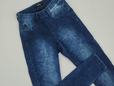 spodnie jeans w kwiaty: SinSay, L, стан - Дуже гарний