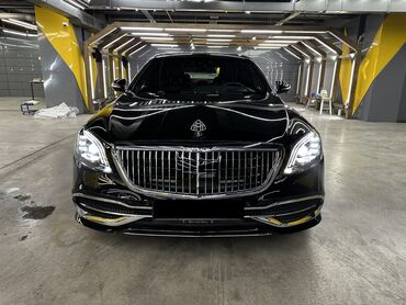 подсветка двери с логотипом марки автомобиля: Mercedes-Benz Maybach S-Class: 2015 г., 4.7 л, Автомат, Бензин, Седан