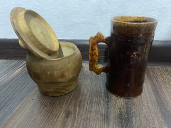 отдам даром мягкую мебель: Керамика 1 л кружка в идеальном состоянии 150 за все