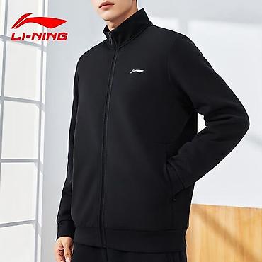 nike tech flees: Мужская куртка, XL, Li-Ning, Новый, цвет - Черный, Самовывоз — 2