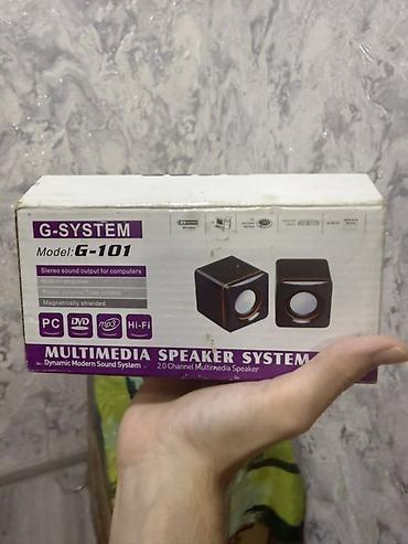 Audio: G-SYSTEM G-101 Multimedia Speaker System dinamik işləkdi - 2.0 kanal — 1