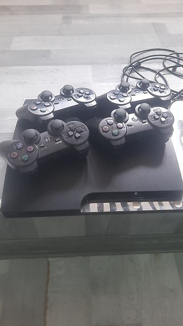 ps3 dəst: PlayStation 3 (PS3) Slim oyun konsolu dəsti - 40 oyun yatdasi 500 — 1