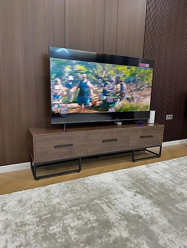 Тумбы и подставки для телевизора: Тумба и подставка для телевизора, Напольная, ЛДСП, цвет - Белый — 4