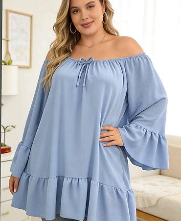 Tunike: Tunike za punije dame – modeli sa otvorenim ramenima - Veličine: XXL — 7