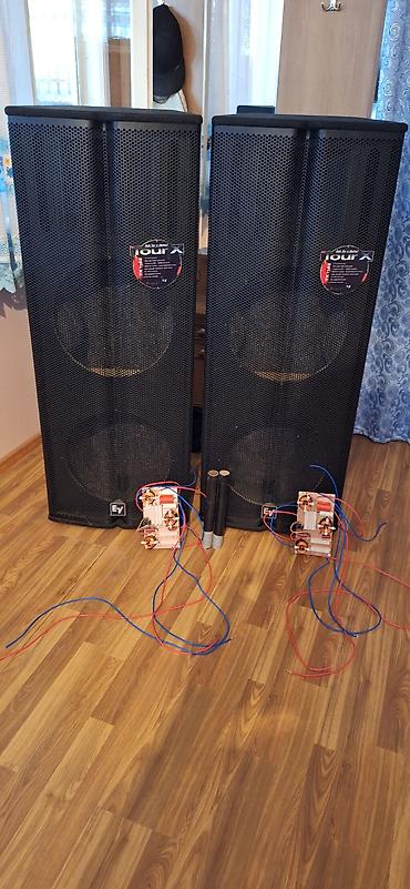 yaxa mikrofonu kontakt home: Portal Electro voice TX 2152 kalonka Qutu təzədi Krossover+stoyka — 1
