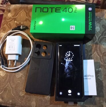 xiaomi mi note 10 pro: Infinix Note 40 Pro, 256 ГБ, цвет - Желтый, Беспроводная зарядка, Face ID