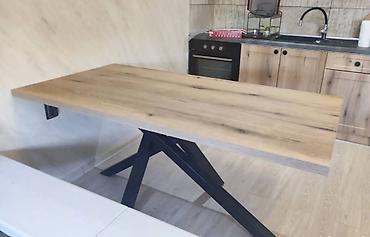 salon: Trpezarijski sto ukrstene nogare jez k365, 160x80cm Rok izrade - 10 — 3