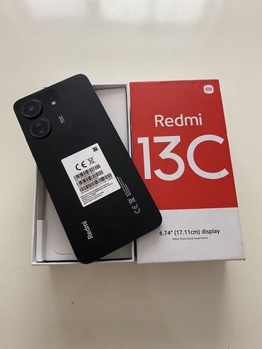 смарт часы зарядное устройство: Redmi, Redmi 13C, 256 ГБ, түсү - Кара