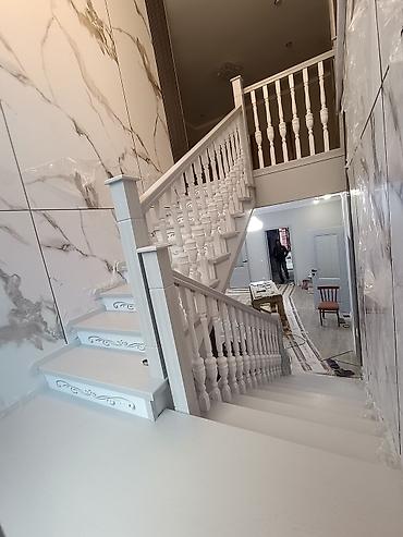 Обшивка лестниц: Лестница на заказ,,, Каражыгач, Жангак, Сосна, Фанера шпон. Баалар — 24