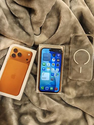 iphone tovuz: IPhone 17 Pro Max, 512 GB, Narıncı, Face ID — 2