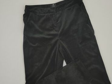 czarne eleganckie t shirty: Trousers, F&F, L (EU 40), condition - Very good