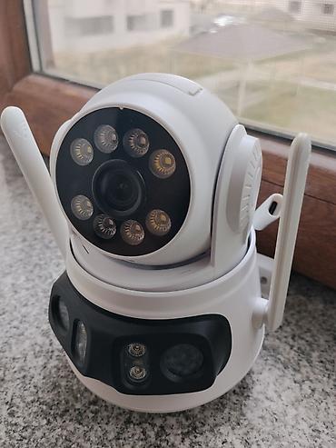 sazz modem satisi: Wi‑Fi PTZ təhlükəsizlik kamerası - 2 ədəd güclü Wi‑Fi antenası ilə — 1