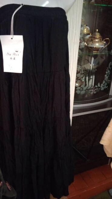 трикотажная юбка карандаш: Юбка, Макси, Вельвет, Высокая талия