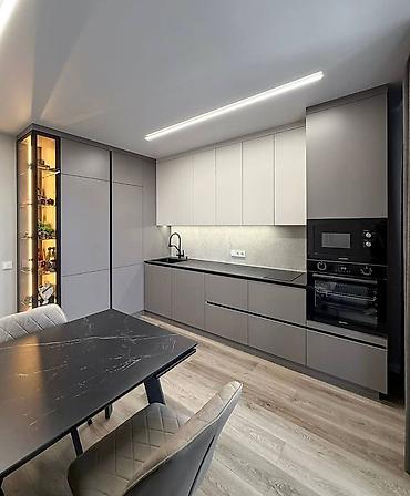 Кухонные гарнитуры: Кухонные гарнитуры под заказ в современном минималистичном стиле. - — 9