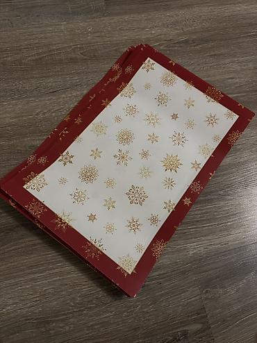 Декор жана интерьер: Новогодние персонки (персонники) на стол. Новогодний принт, украшение — 2