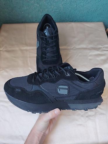 air force pertle: G-Star RAW muške patike – crne, lifestyle/retro running stilUg 28cm - — 5