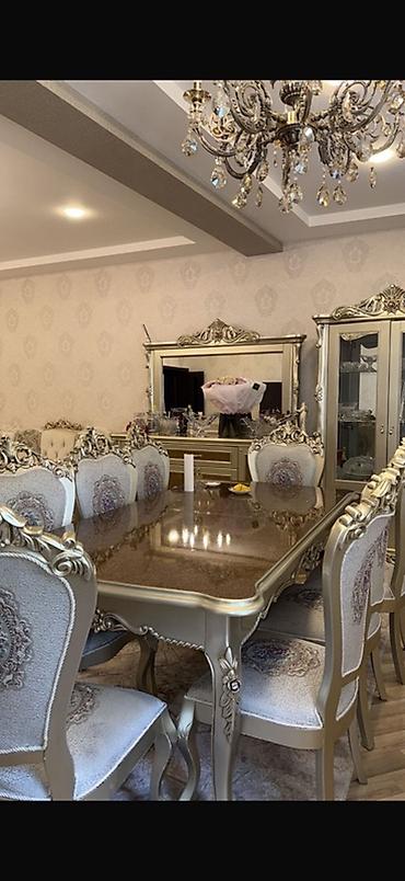 stul bar: Klassik üslubda dəst – qonaq otağı/dining dəsti Tərkibi: - 12 — 3